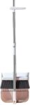 Broom and Dustpan Set with Long Handle, Upright Dustpan Combo and 360 Degree Rotating Broom for Floor Cleaning, Store Sweep Set for Room Kitchen Office Lobby