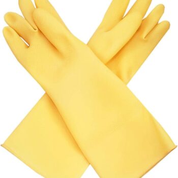 Carnation Latex Glove for Dish washing/Cleaning/Multi Purposes #500