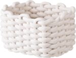 Mini Cotton Rope Storage Basket - Cute Woven Basket