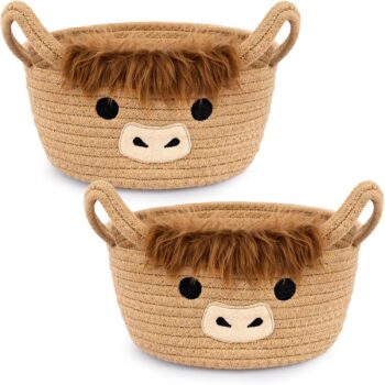 Cotton Rope Basket - Cute Baby Room Decoration