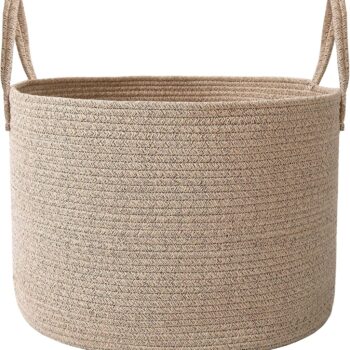 Large Cotton Rope Blanket Basket